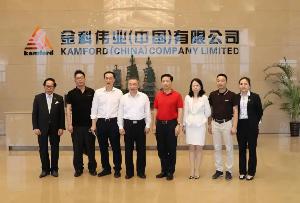 省市领导莅临金科伟业检查疫情防控和文化交流！