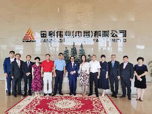 热烈欢迎暨南大学党委书记林如鹏一行莅临金科伟业（中国）有限公司考察指导